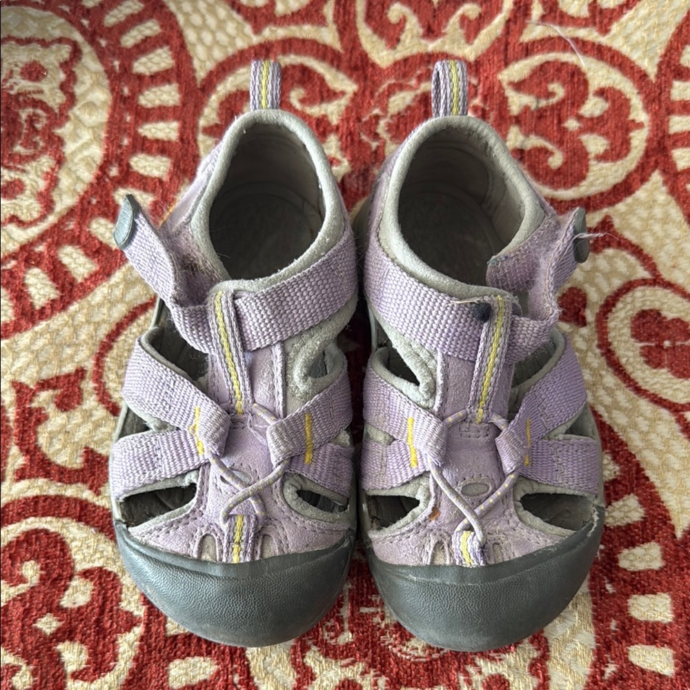KEEN Lilac Kids Sandals with Velcro